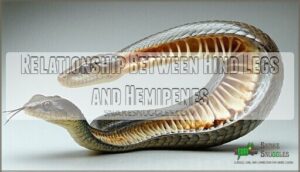 relationship between hind legs and hemipenes