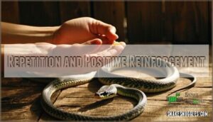 repetition and positive reinforcement