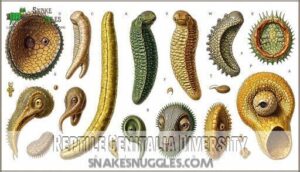 reptile genitalia diversity