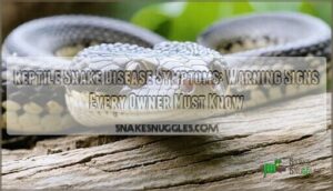 reptile snake disease symptoms