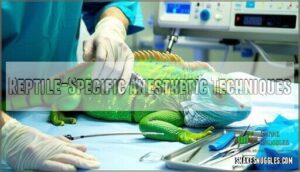 reptile-specific anesthetic techniques