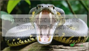 reticulated python bites a guide with pictures and facts