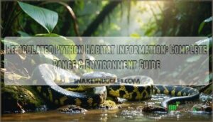 reticulated python habitat information