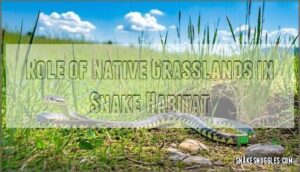 role of native grasslands in snake habitat