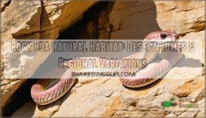 rosy boa natural habitat
