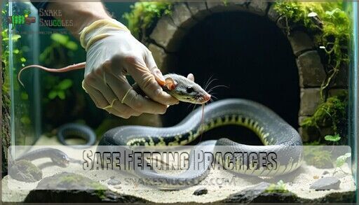 Image showcasing Feeding Pet Snakes Safely: Expert Guide to Proper Snake Care