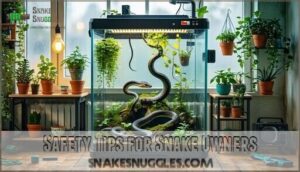 safety tips for snake owners