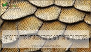 scales for protection and suppleness