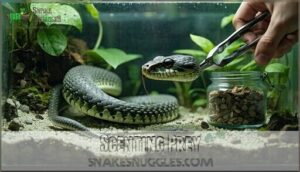 scenting prey
