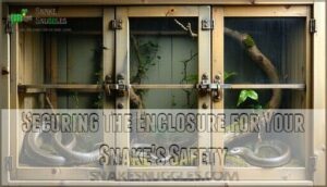 securing the enclosure for your snake's safety