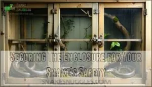 securing the enclosure for your snake's safety securing the enclosure for your snake's safety