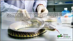 seeking veterinary care for dietary issues