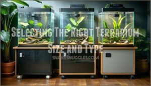 selecting the right terrarium size and type