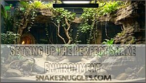 setting up the perfect snake environment