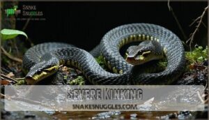 severe kinking