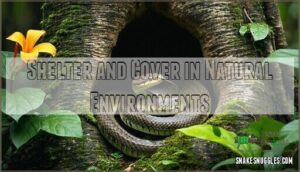 shelter and cover in natural environments