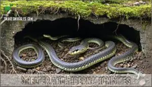 shelter and hibernation sites