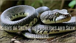 signs of shedding problems and skin infections