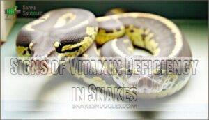 signs of vitamin deficiency in snakes