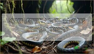 snake activity and interactions during brumation