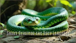 snake behavior and body language