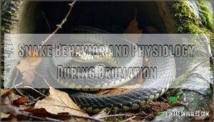 snake behavior and physiology during brumation
