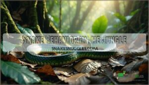 snake behavior in the jungle