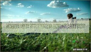 snake bite symptoms and treatment