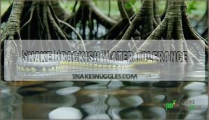 snake brackish water tolerance