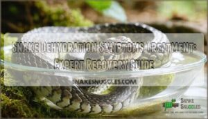 snake dehydration symptoms treatment
