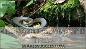 snake diet and prey availability in habitats