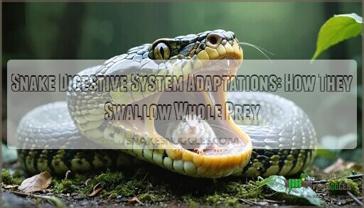 Snake Digestive System Adaptations: How They Swallow Whole Prey