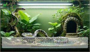 snake enclosure size