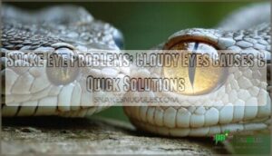 snake eye problems cloudy eyes