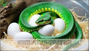 snake feeding and health