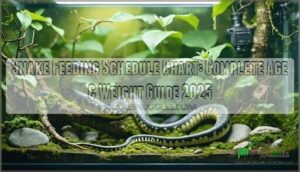 snake feeding schedule chart