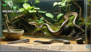 snake feeding schedules