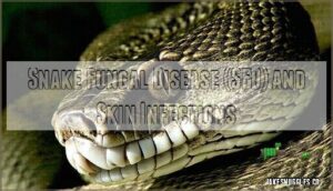 snake fungal disease (sfd) and skin infections