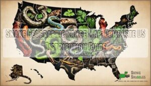 snake geographic range map