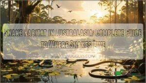 snake habitat in australasia