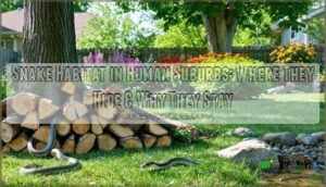 snake habitat in human suburbs