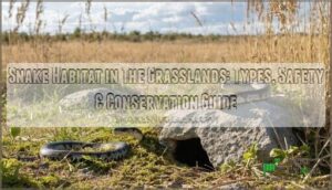 snake habitat in the grasslands