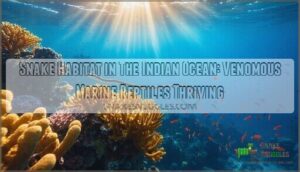 snake habitat in the indian ocean