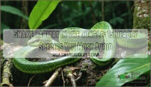 snake habitat in the jungle