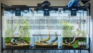 snake health quarantine procedures
