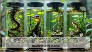 snake life cycle and growth