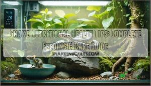 snake nutritional health tips