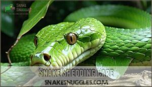 snake shedding care