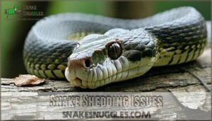 snake shedding issues