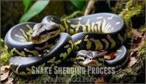 snake shedding process